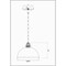 Z-Lite Landry 1 Light Pendant, Matte Black & Chrome 1004P14-MB-CH - alternate 8